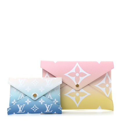 Louis Vuitton Monogram Giant By The Pool Kirigami Pochette Set Blue Mist 1 of 7