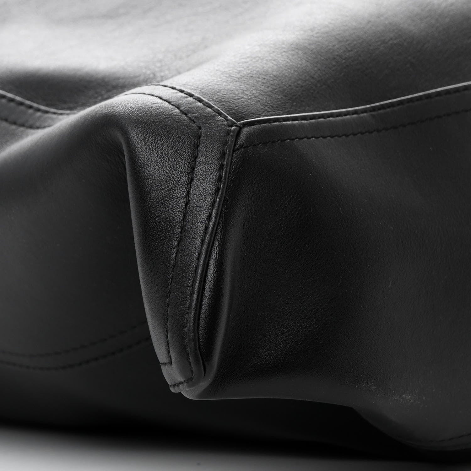 Bottega Veneta Silky Calfskin Large Hop Black 9 of 11