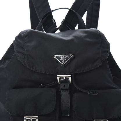 Prada Nylon Vela Medium Backpack Black 6 of 9