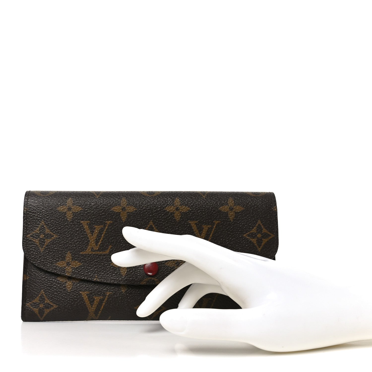 EMI  LOUIS VUITTON Authentic LOUIS VUITTON Monogram Denim Amelia Trifold Long Wallet