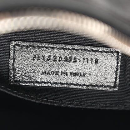 Saint Laurent Lambskin Monogram Embossed Small Lou Camera Bag Black 7 of 11