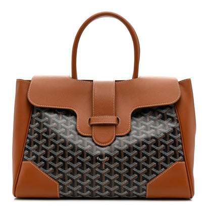 Goyard Goyardine Saigon Tote Black Gold 1 of 10