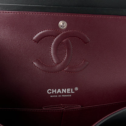 Chanel Lambskin Quilted Medium Double Flap Black 6 of 8