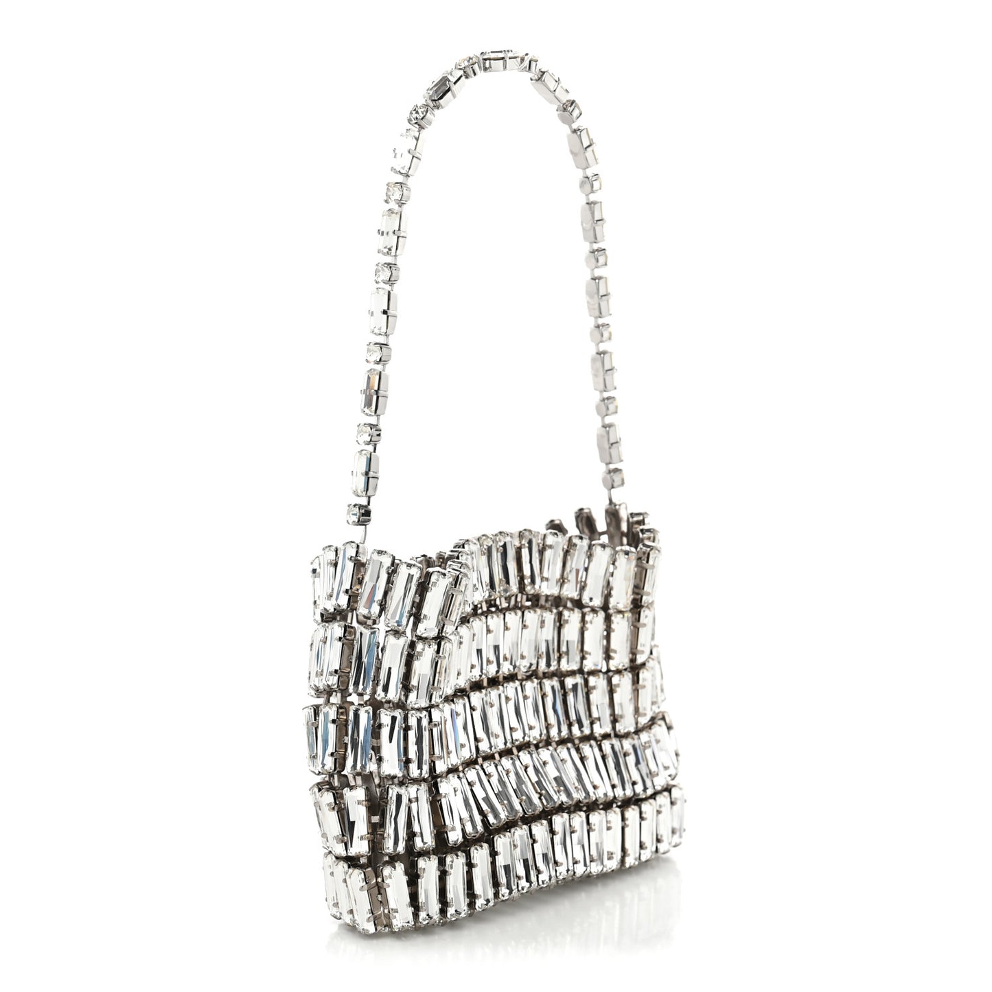 Crystal Micro Evening Bag Mirror