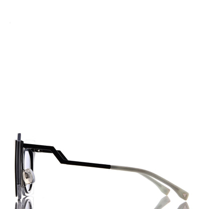 Fendi Cat Eye Orchidea Sunglasses FF 0117/S Crystal Black 4 of 8