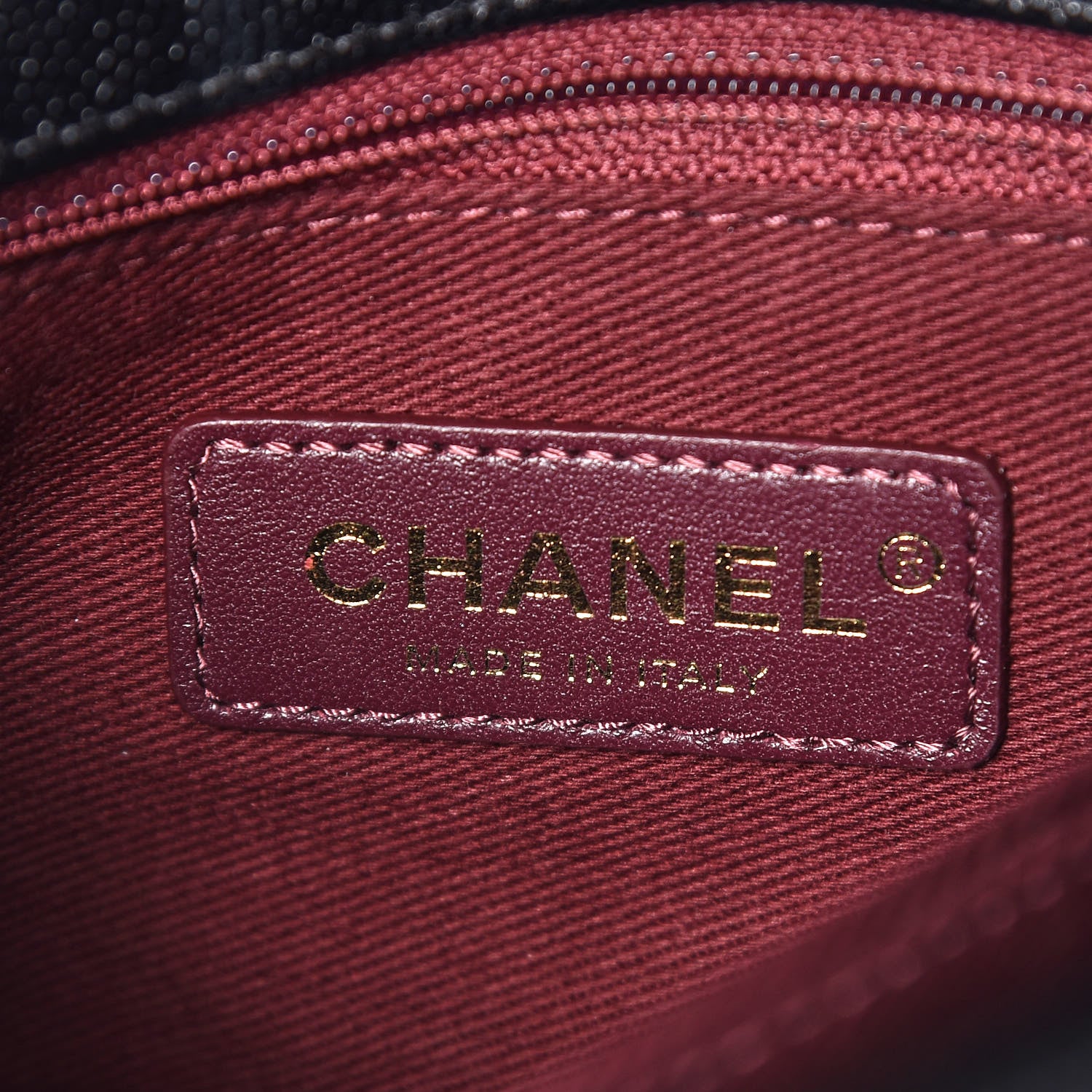 Chanel Caviar Chevron Quilted Mini Coco Handle Flap Black 8 of 10