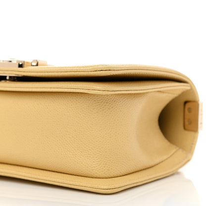 Chanel Caviar Quilted Small Boy Flap Yellow 10 of 11
