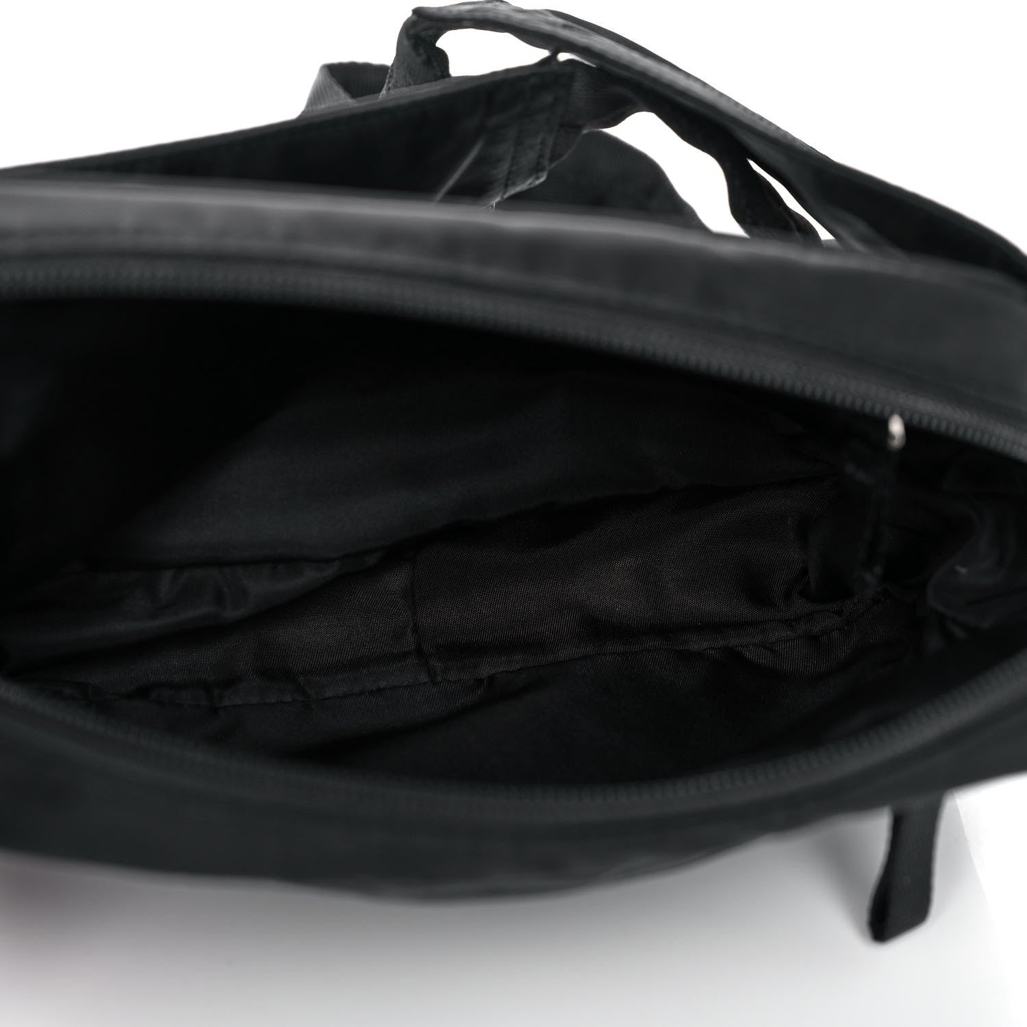 Prada Tessuto Nylon Saffiano Belt Bag Black 5 of 12