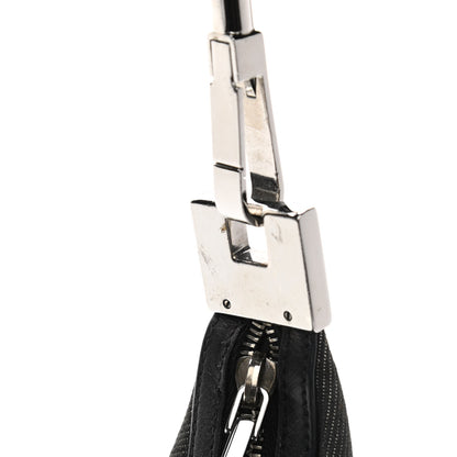 Gucci Denim Web Small Clasp Hobo Black 13 of 13
