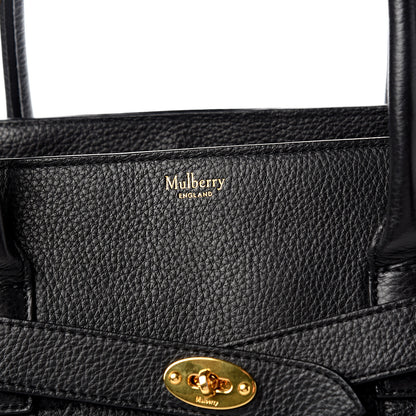Mulberry Classic Grain Bayswater Zip Tote Black 10 of 10