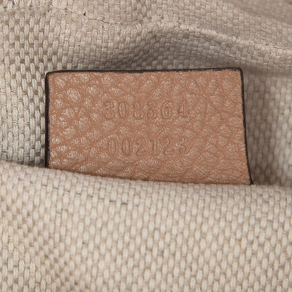 Gucci Pebbled Calfskin Small Soho Disco Bag Rose Beige 7 of 7