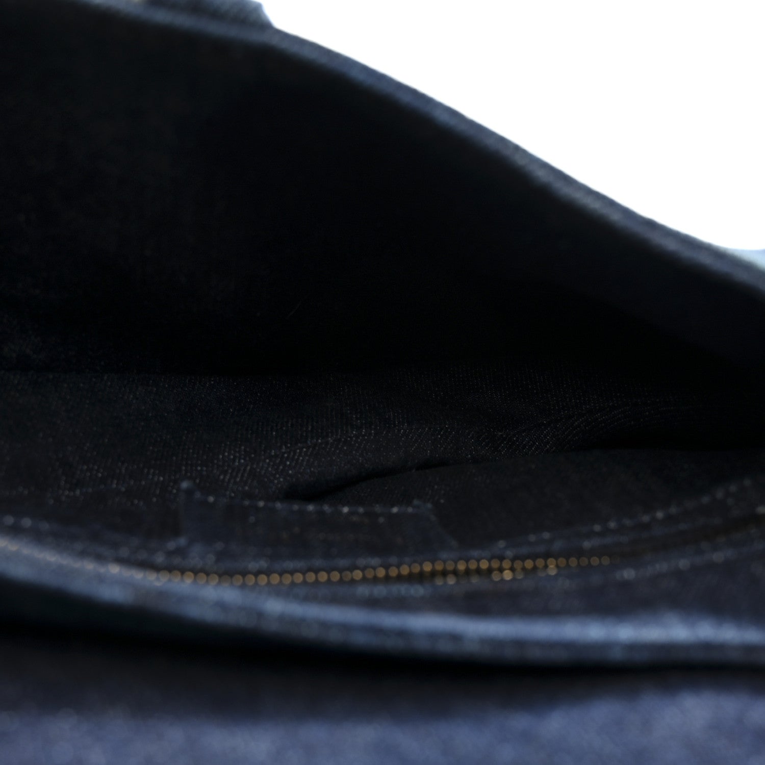 Christian Dior Denim Tie Dye Saddle Bag Blue 5 of 11