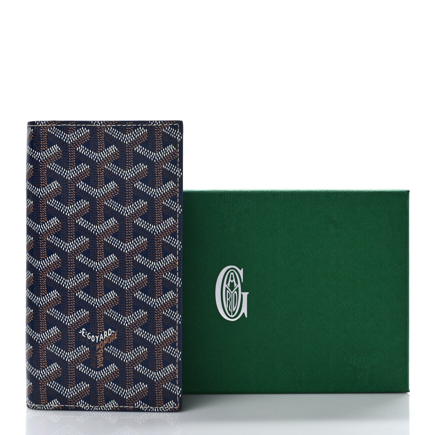 Goyard Goyardine Saint Roch Wallet Navy 7 of 7