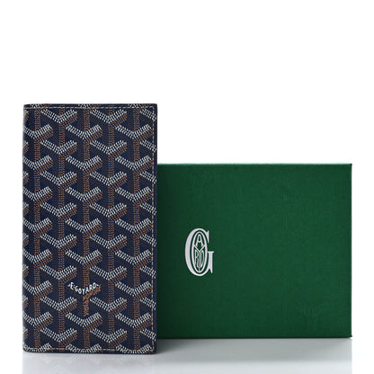 Goyard Goyardine Saint Roch Wallet Navy 7 of 7
