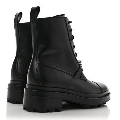 Hermes Glossed Calfskin Funk Ankle Boots 38.5 Black 4 of 8