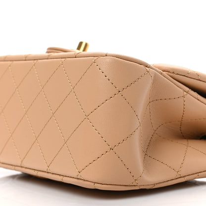 Chanel Lambskin Quilted Mini Pearl Crush Flap Beige 9 of 9