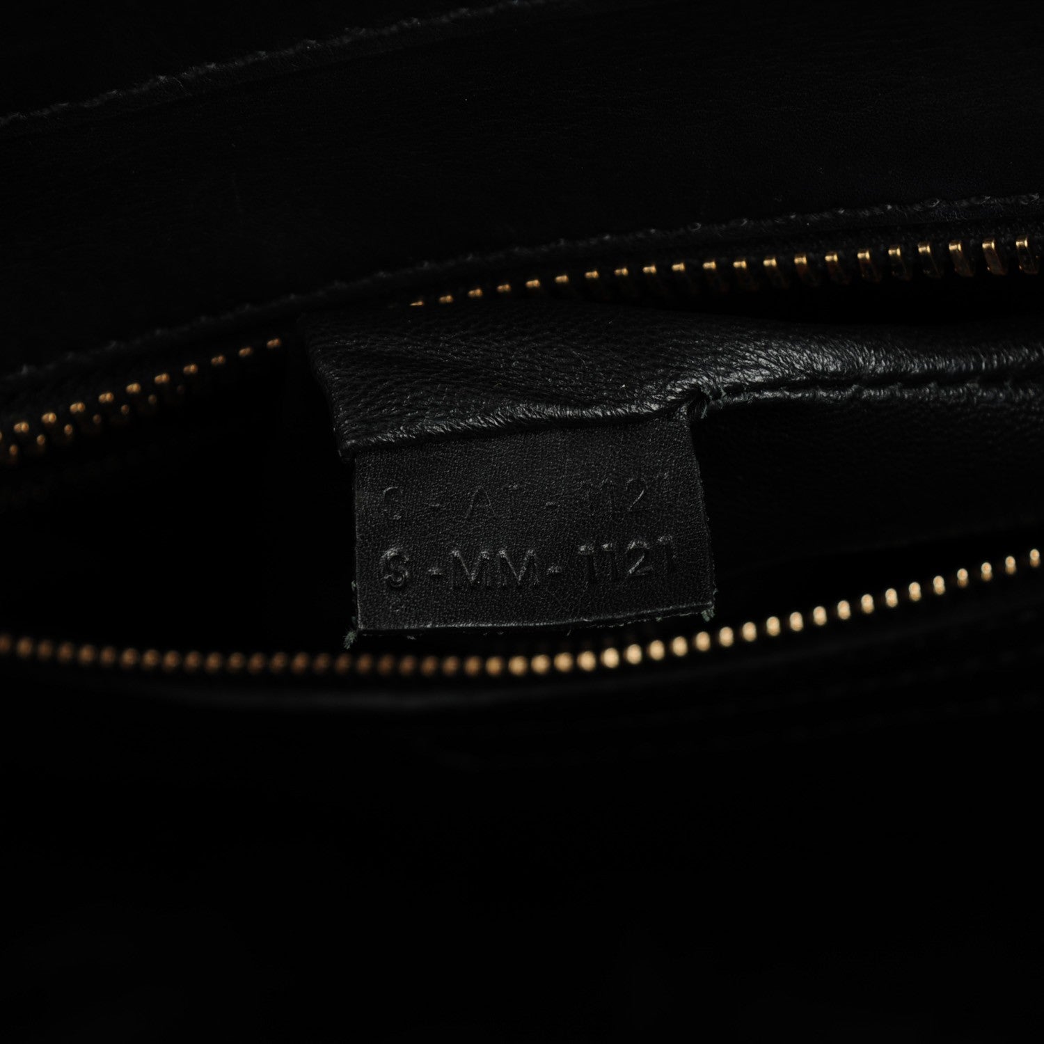 Celine Smooth Calfskin Linen Mini Bi-Color Luggage Natural Black 7 of 8