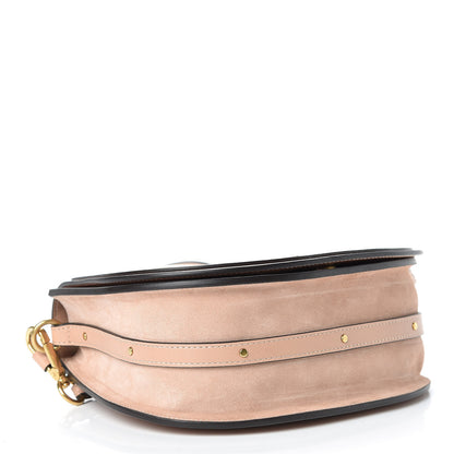 Chloe Calfskin Suede Medium Nile Bracelet Bag Biscotti Beige 4 of 12