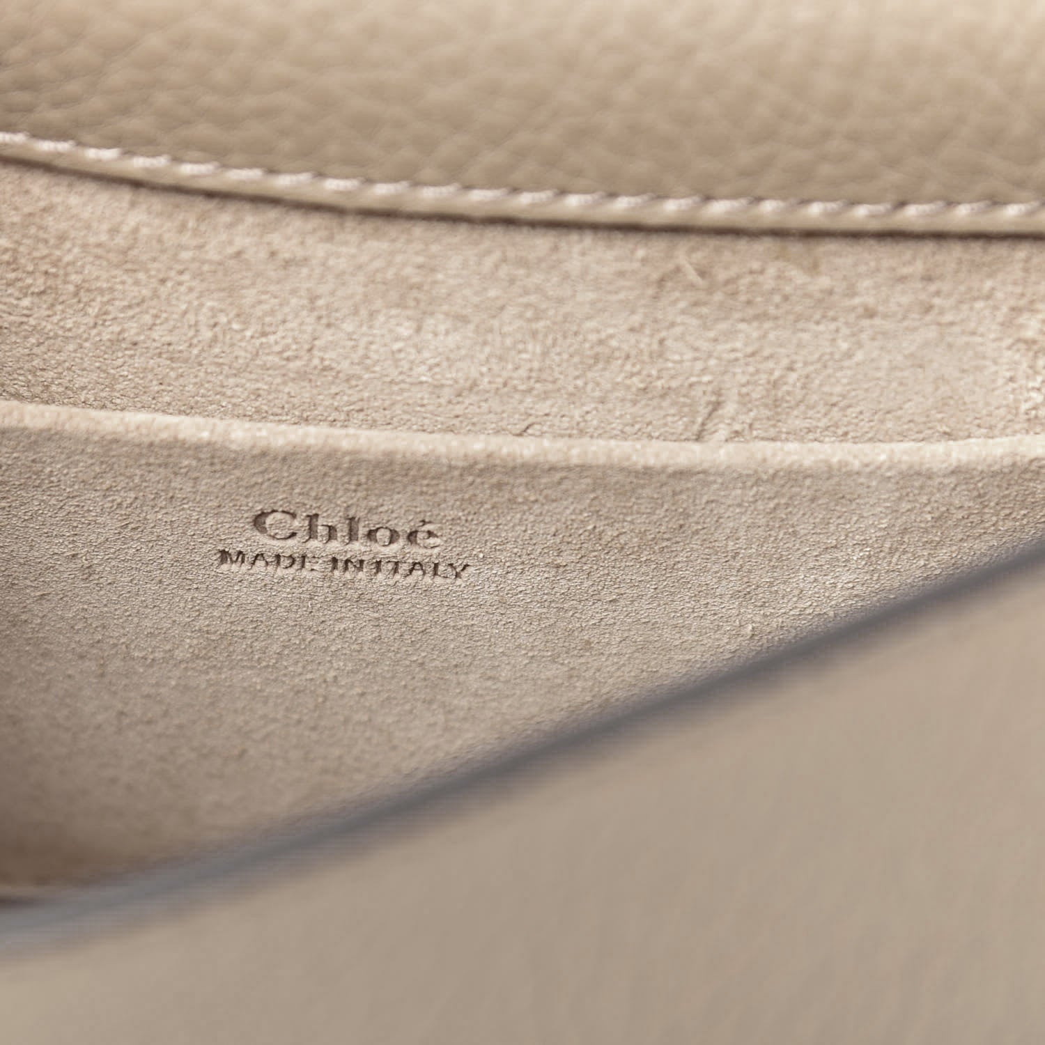 Chloe Calfskin Suede Small Nile Bracelet Bag Motty Grey 8 of 10