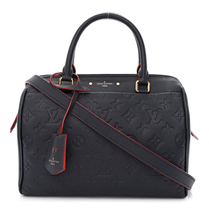 Louis Vuitton Empreinte Speedy Bandouliere 25 NM Marine Rouge 1 of 11