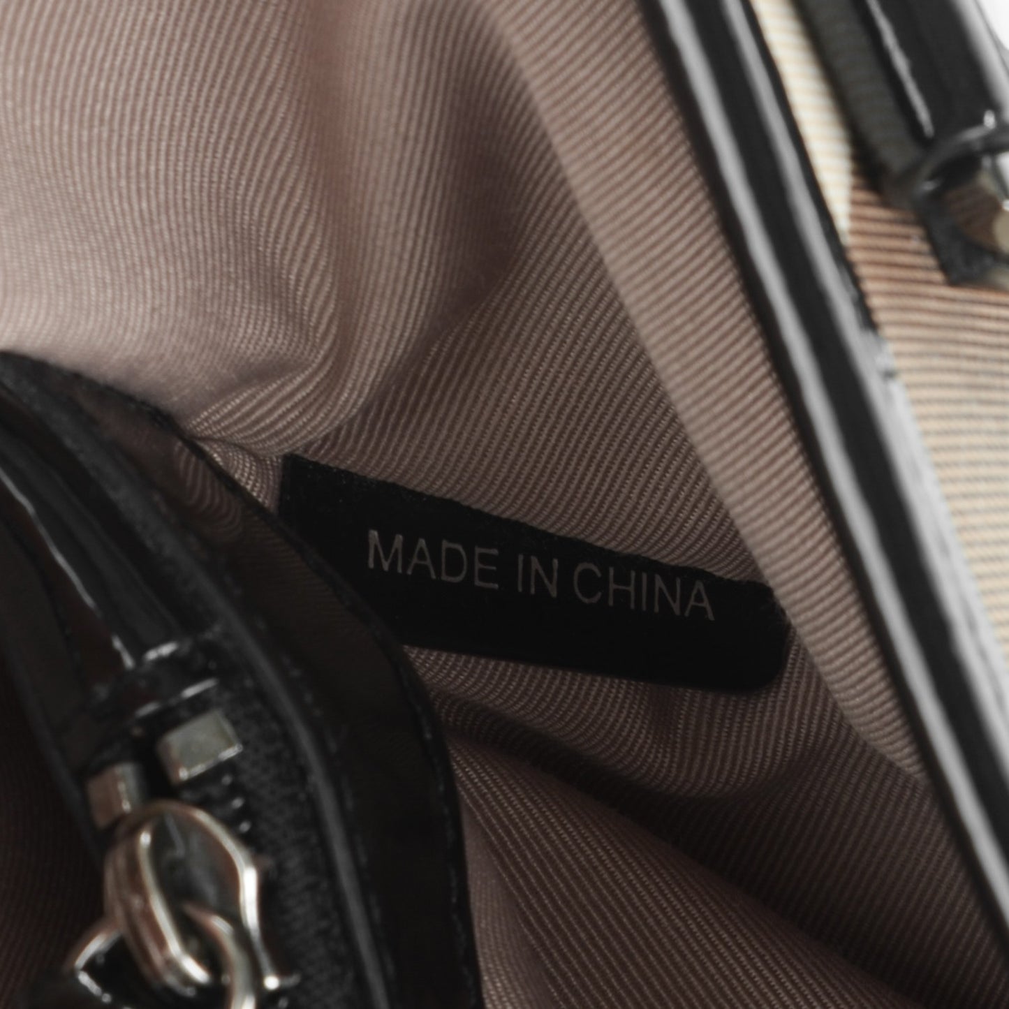 Nova Check Medium Tote Black