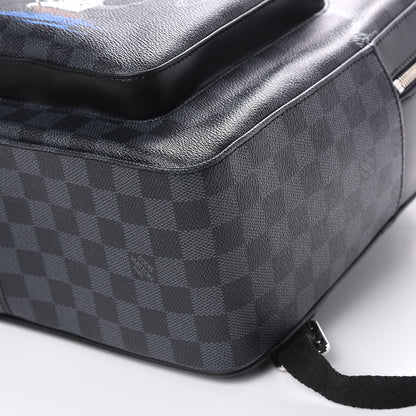 Louis Vuitton Damier Graphite World Map Josh Backpack 9 of 9