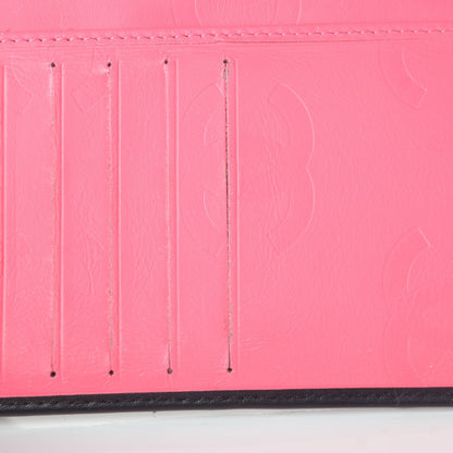 Chanel Calfskin Quilted Cambon Yen Wallet Black 10 of 12
