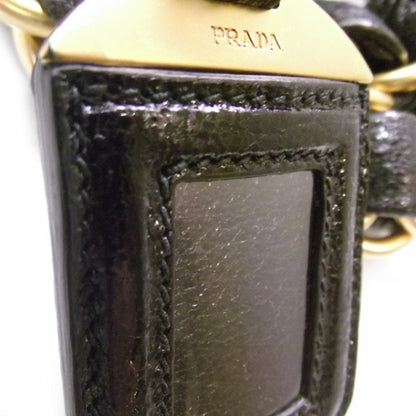 Prada Cervo Lux Chain Bag Black 8 of 14