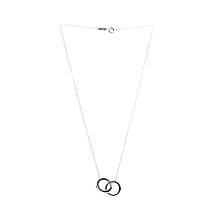 Tiffany Sterling Silver 1837 Interlocking Circles Pendant Necklace 3 of 7