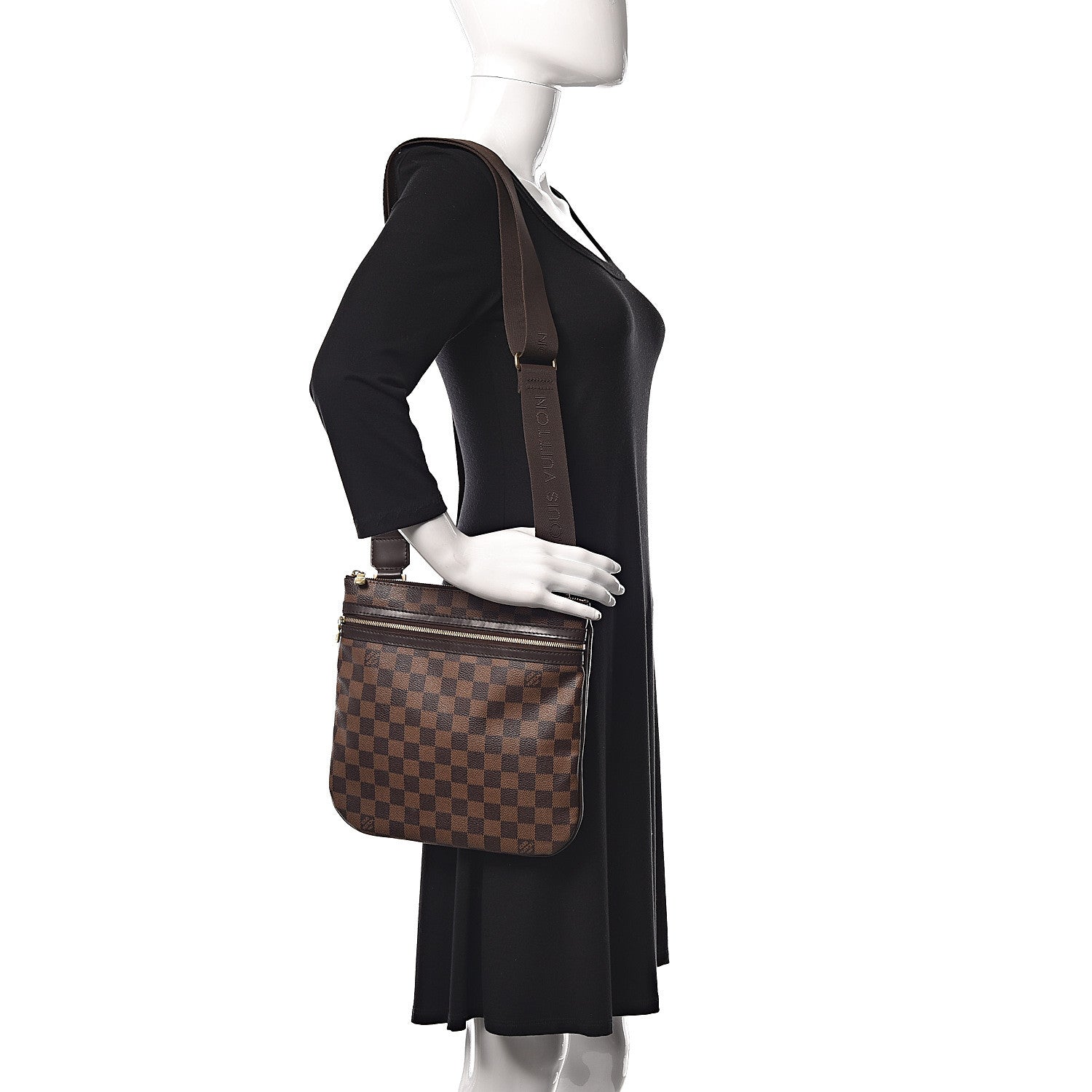 Louis Vuitton Damier Ebene Bosphore Pochette 2 of 12