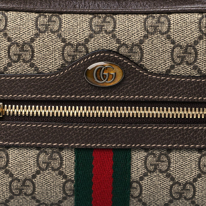 Gucci GG Supreme Monogram Web Small Ophidia Belt Bag 75 30 Dark Brown 8 of 10