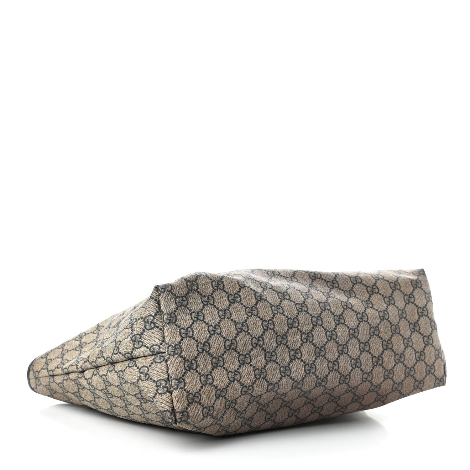 Gucci GG Supreme Monogram Medium Zippered Shopping Tote Navy 4 of 11