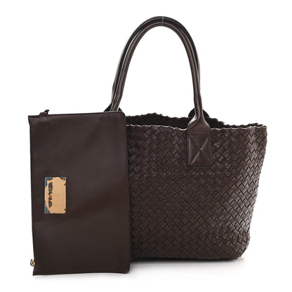 Bottega Veneta Nappa Intrecciato Mini Cabat Ebano 1 of 15
