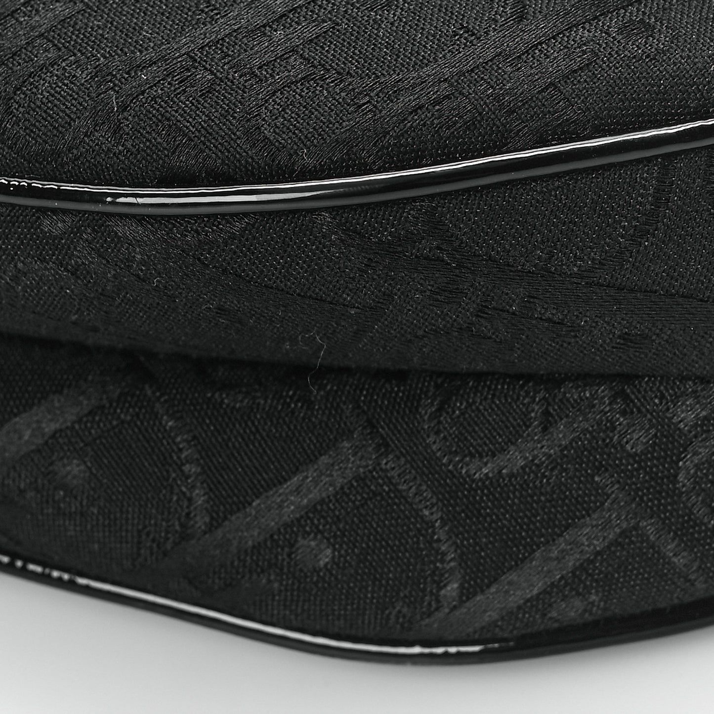 Monogram Saddle Bag Black