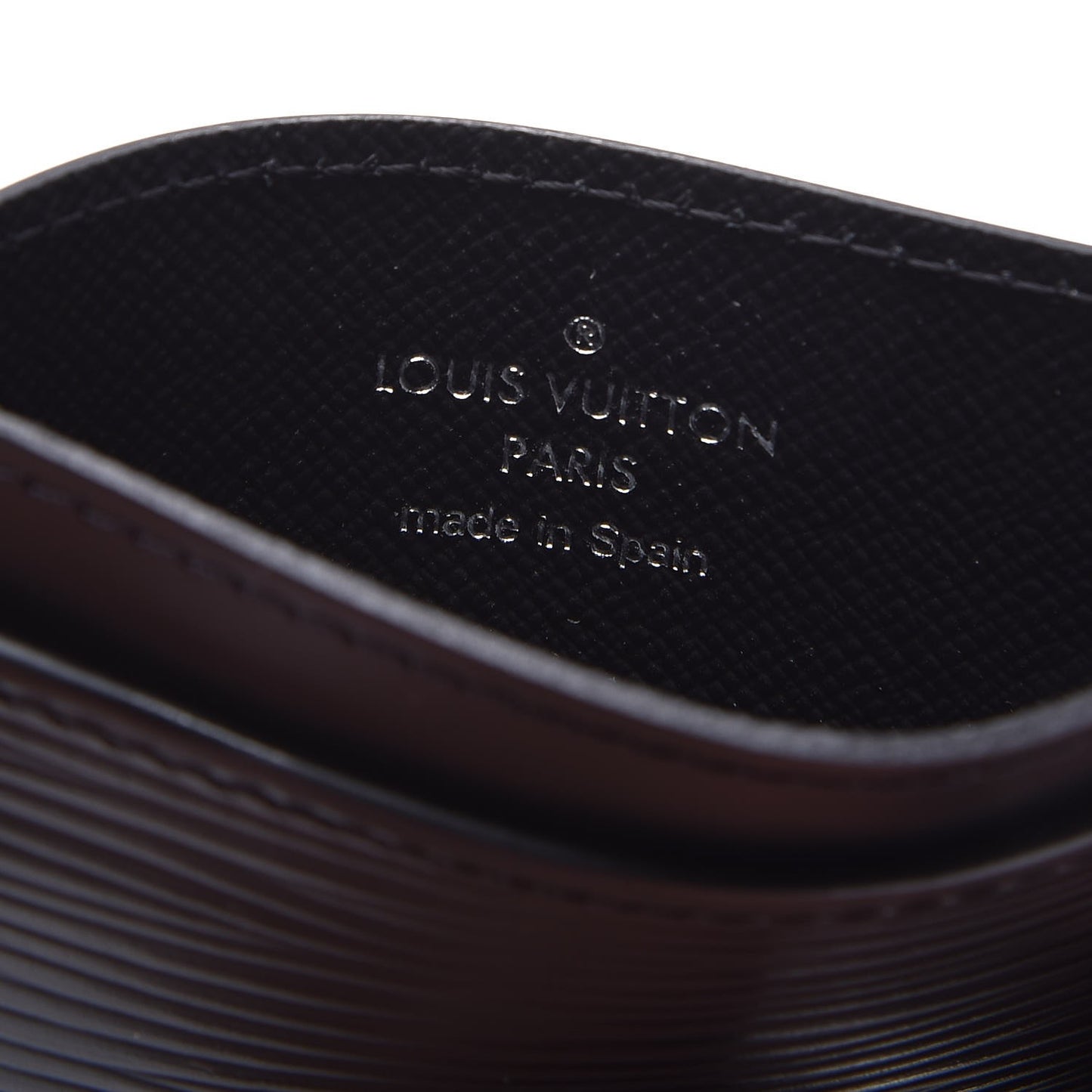 Epi Card Holder Black