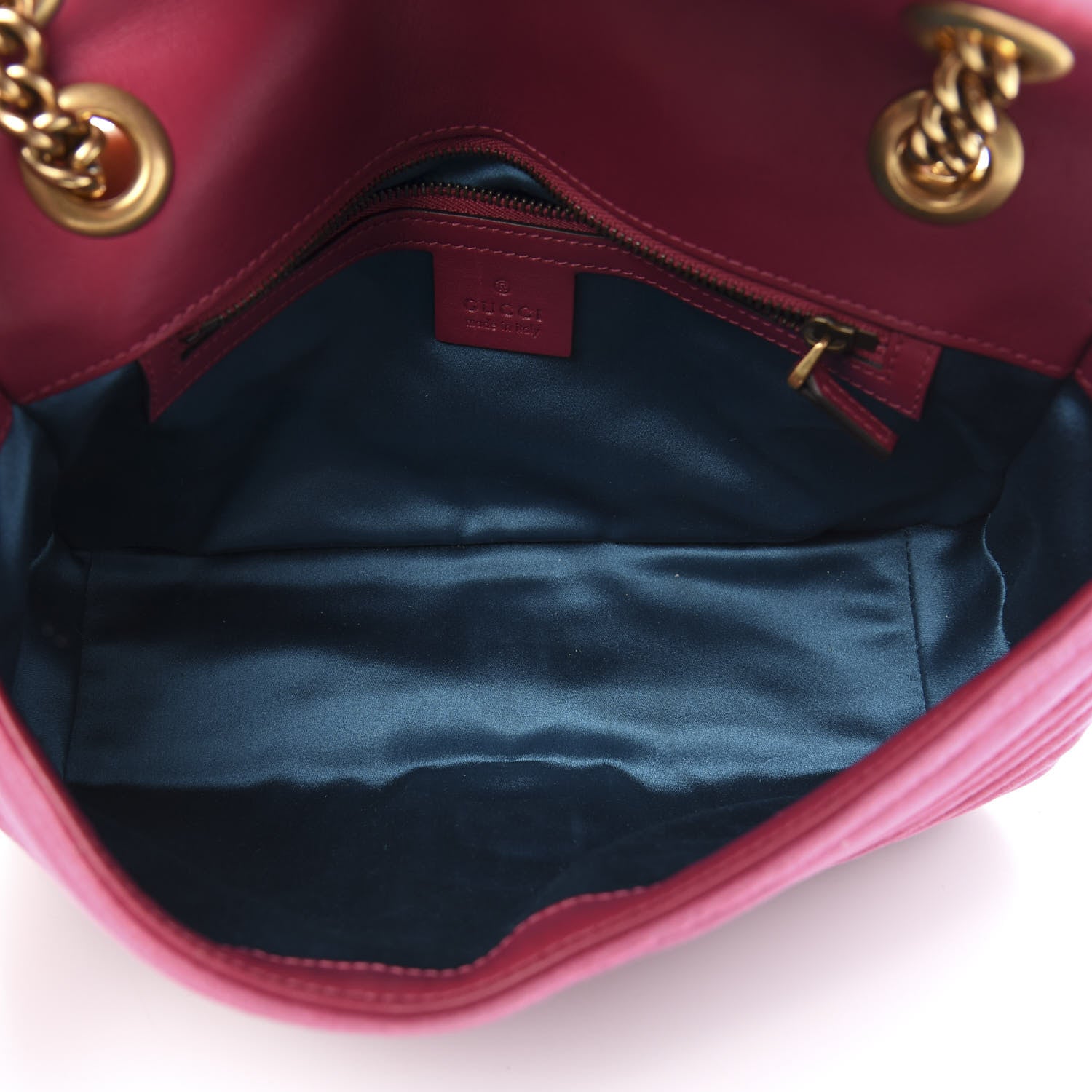 Gucci Velvet Matelasse Small GG Marmont Shoulder Bag Light Raspberry Rose 5 of 14