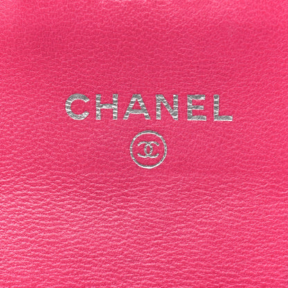 Chanel Lambskin Quilted Flap Card Holder Wallet Pink 6 of 14