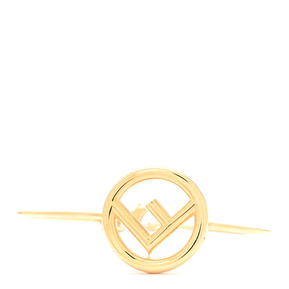 Fendi F Is Fendi Metal Bracelet L Gold 1 of 8