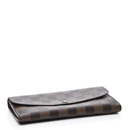 Louis Vuitton Damier Ebene Emilie Wallet 3 of 11