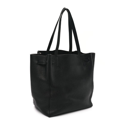 Celine Soft Grained Calfskin Medium Belt Cabas Phantom Black 3 of 13