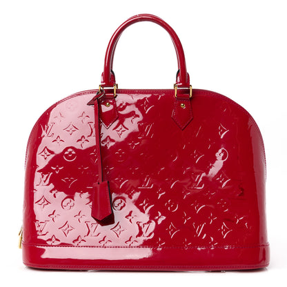 Louis Vuitton Vernis Alma GM Rose Indien 1 of 12