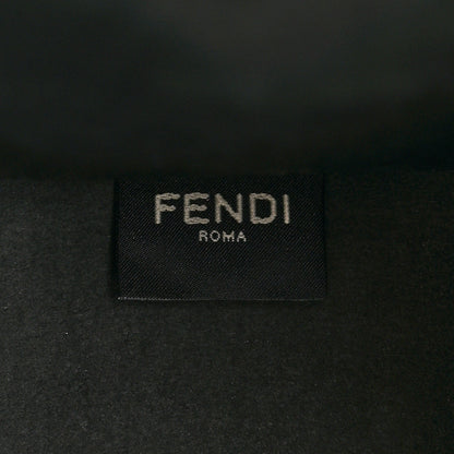 Fendi Vitello Plexiglass FF Embossed Small Fendi Sunshine Shopper Tote Black 6 of 10