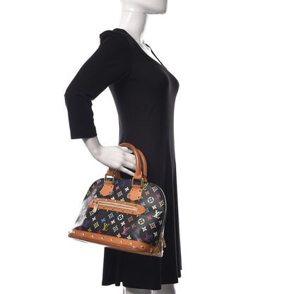 Louis Vuitton Monogram Multicolor Alma Black 2 of 12