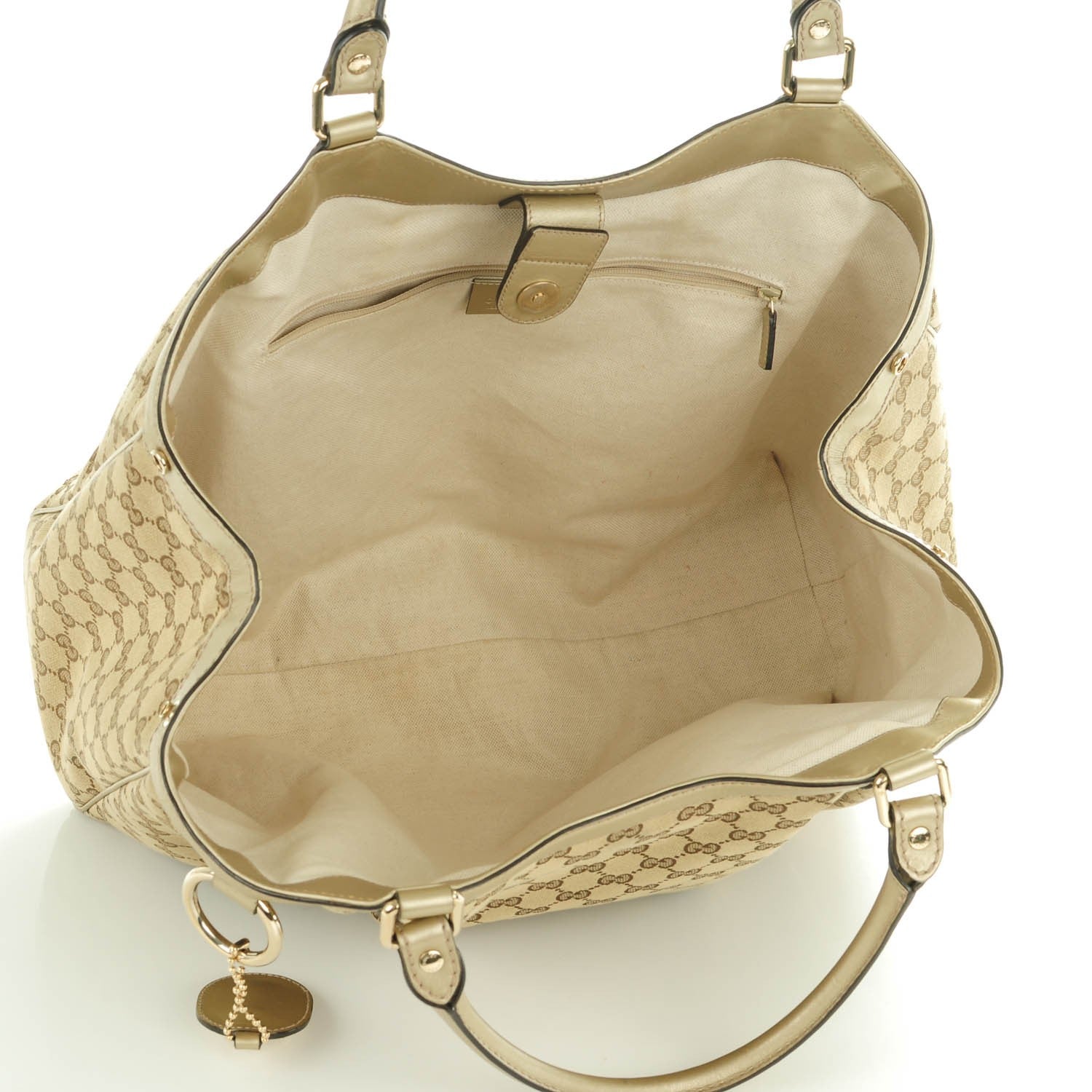 Gucci Monogram Large Sukey Tote Champagne 5 of 7
