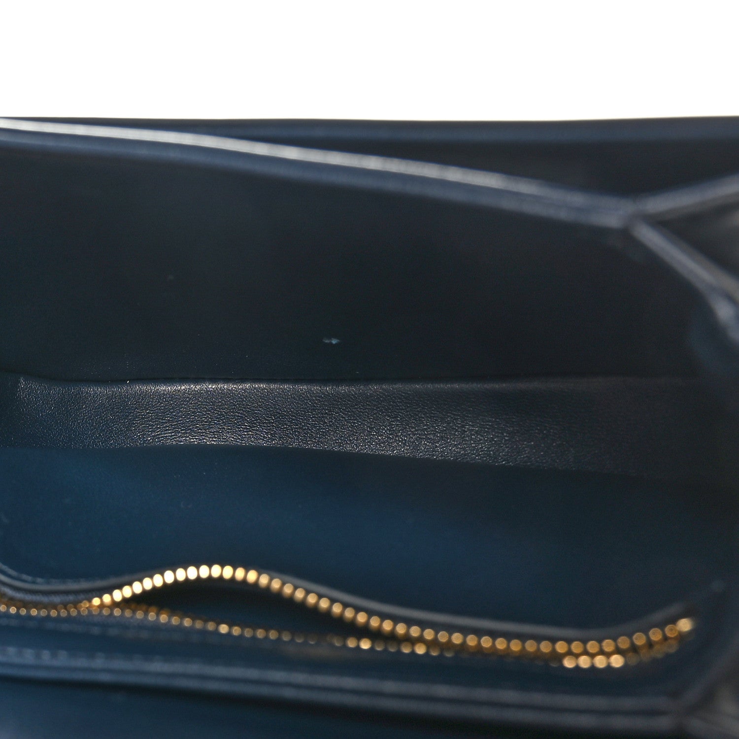 Celine Shiny Calfskin Teen Besace Navy Blue 5 of 9