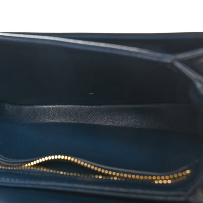 Celine Shiny Calfskin Teen Besace Navy Blue 5 of 9
