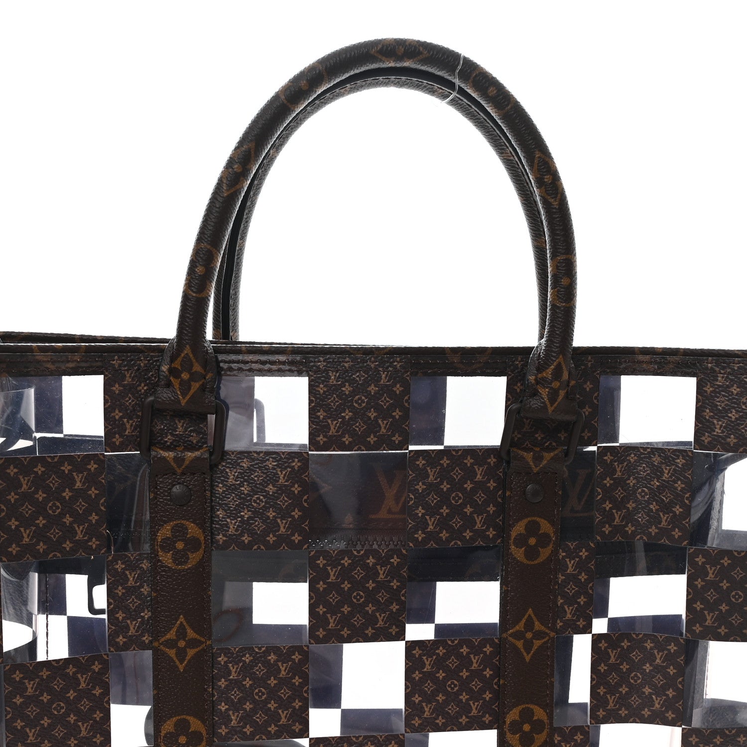 Louis Vuitton PVC Monogram Chess Sac Plat 7 of 9
