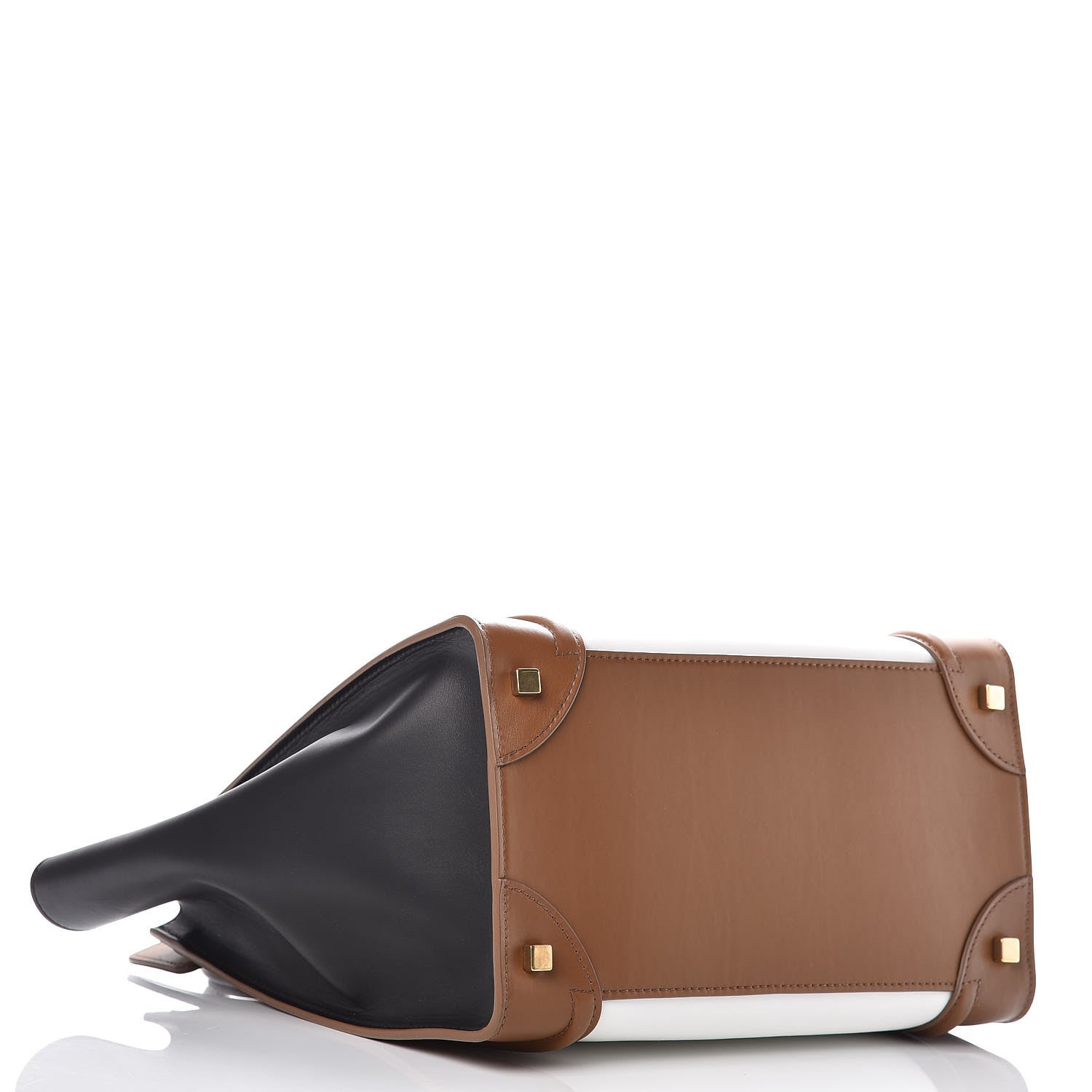 Celine Smooth Calfskin Mini Tri-Color Luggage Brown 4 of 11