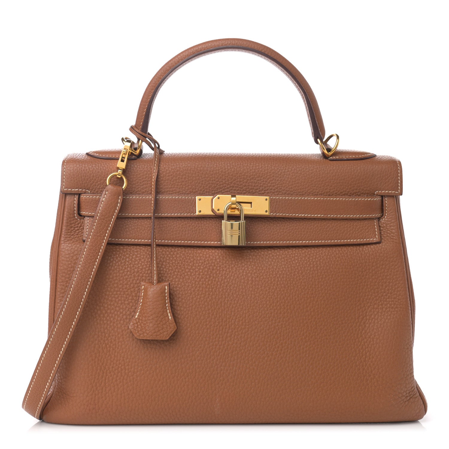 Hermes Togo Kelly Retourne 32 Gold 1 of 20