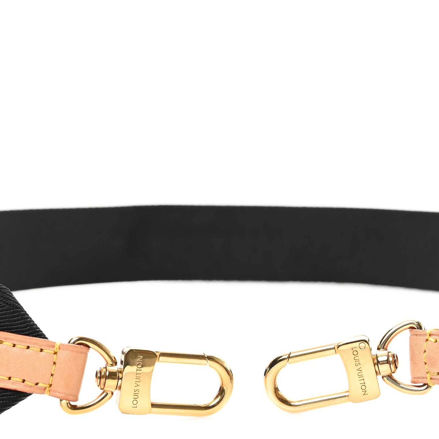 Monogram Multi Pochette Accessories Bandouliere Shoulder Strap Black